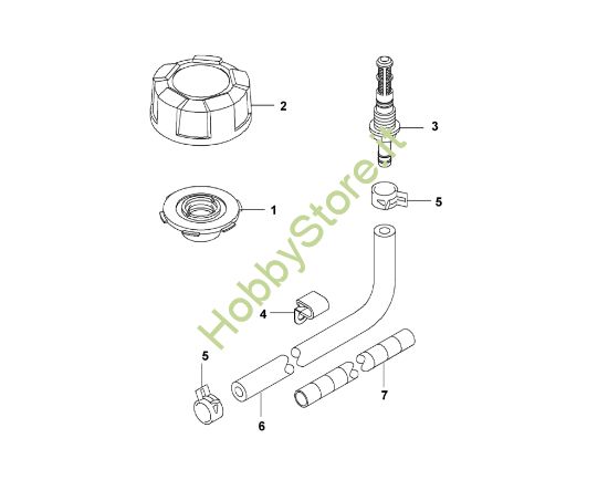 Picture of K - Condotto carburante/filtro FJ180V-CS51